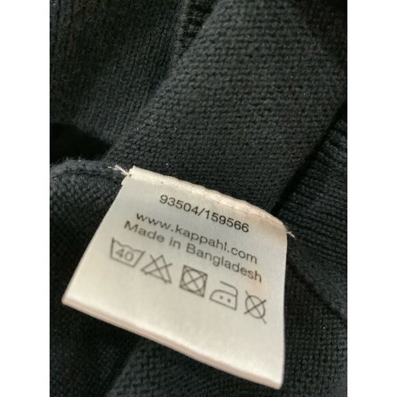 Madison Avenue Sweater Vest Men Size Large Logo Embroidered Stretch Black Top - Picture 7 of 8